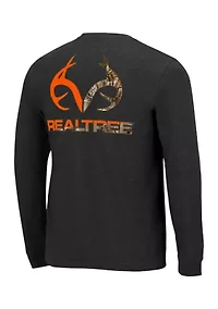 X RealTree Big & Tall Long Sleeve Graphic T-Shirt