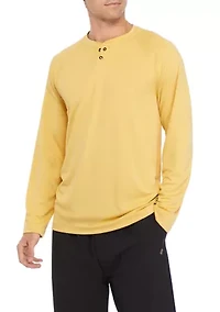 Long Sleeve Thermal Henley Shirt