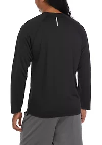 Long Sleeve Thermal Henley Shirt
