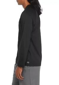 Long Sleeve Thermal Henley Shirt
