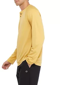 Long Sleeve Thermal Henley Shirt
