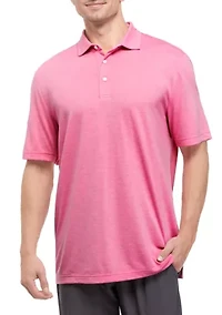 Big & Tall Short Sleeve Brushed Polo Shirt