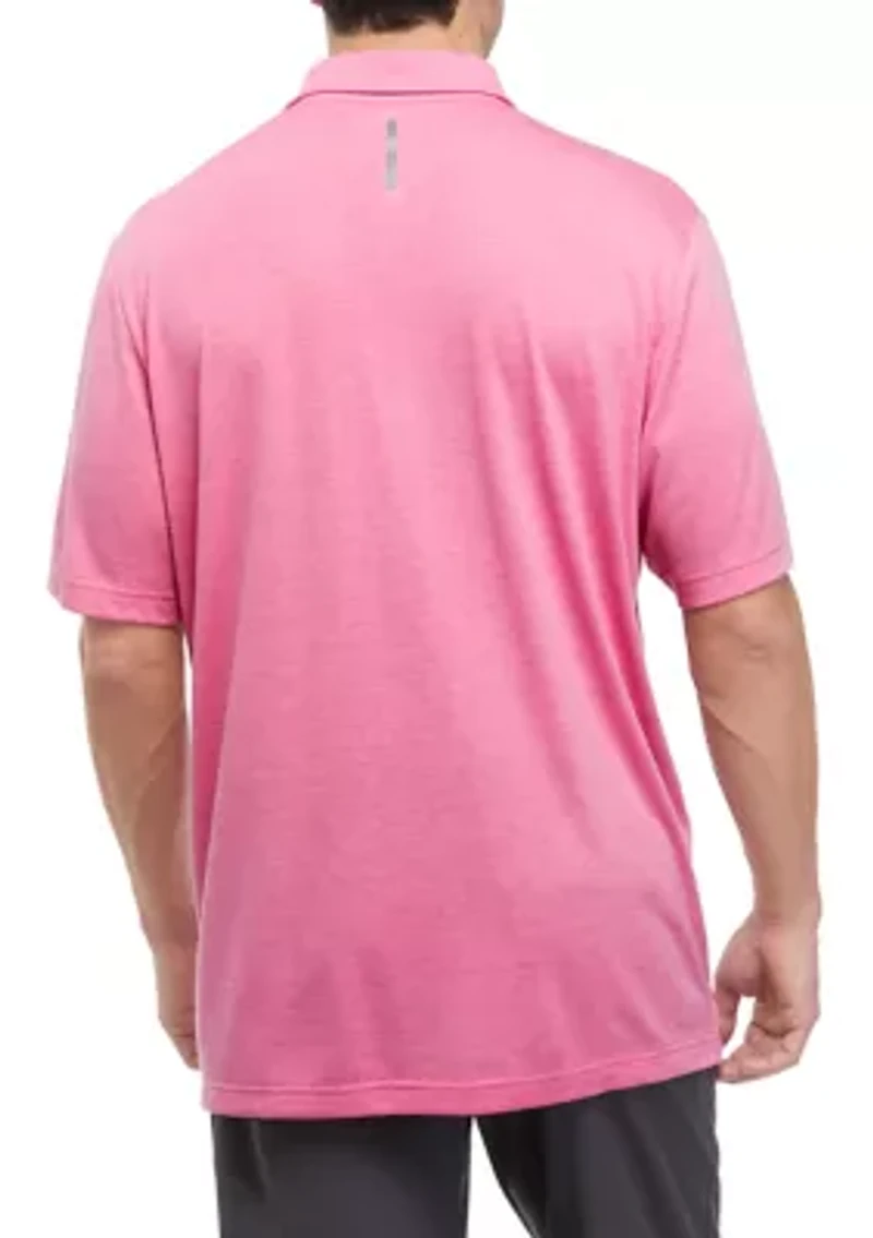 Big & Tall Short Sleeve Brushed Polo Shirt