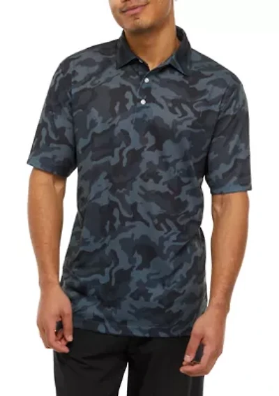 Brushed Printed Polo Shirt