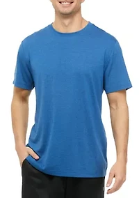 Brushed Heather Crew Neck T-Shirt