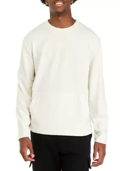 Textured Crew Neck Shirt