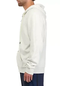 Fleece Zip-Front Hoodie