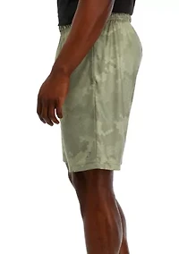 Printed Polyester Shorts