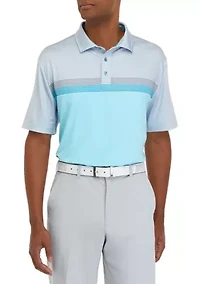 Performance Stripe Polo Shirt