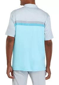 Performance Stripe Polo Shirt