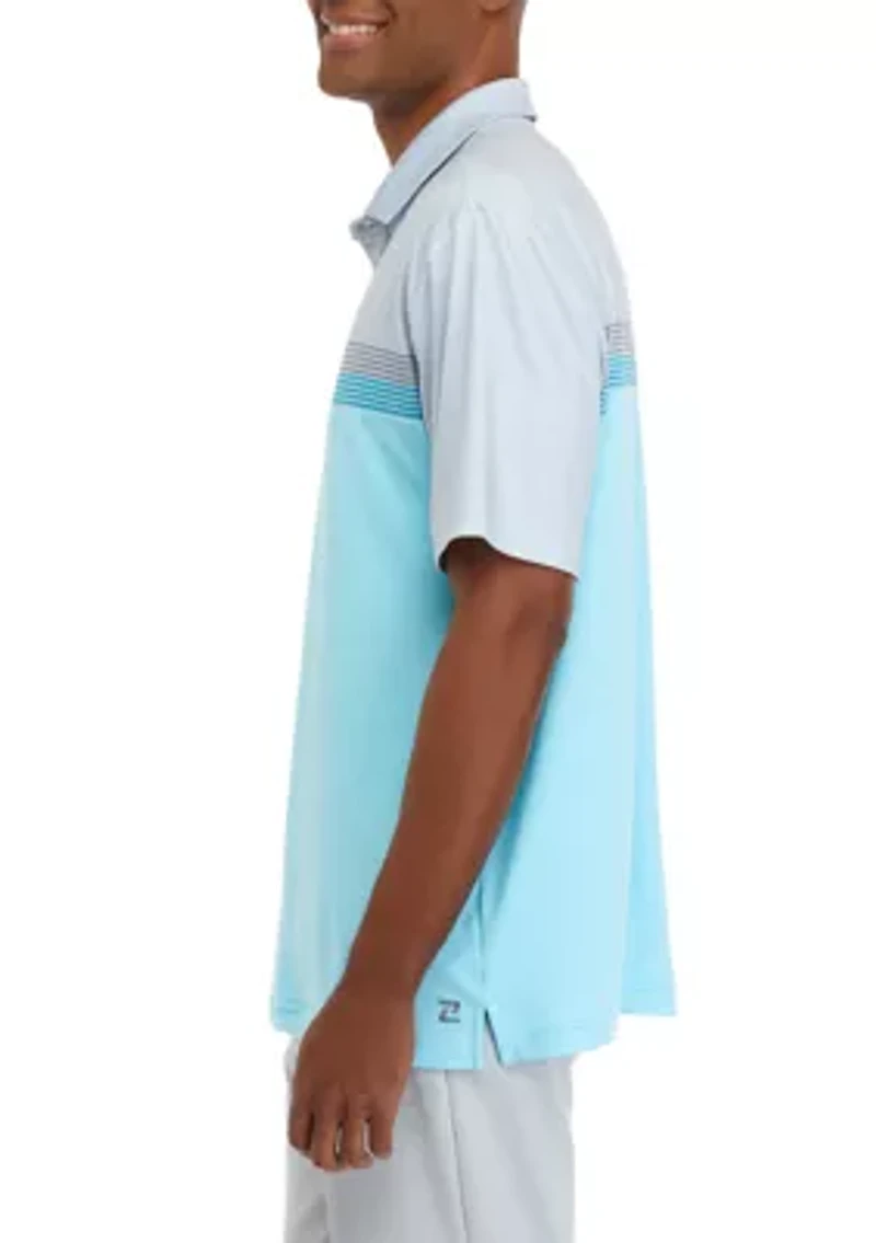 Performance Stripe Polo Shirt