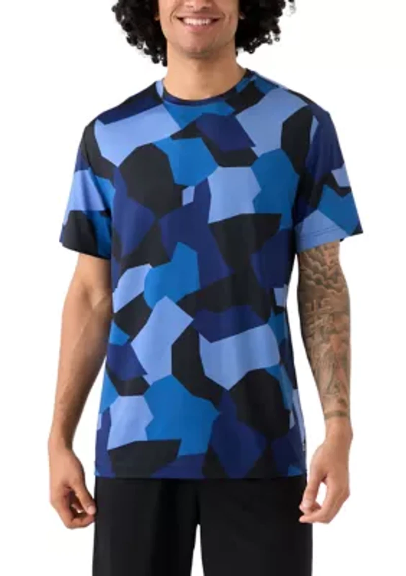 Men's Geometric Camo Short Sleeve Performance T-Shirt
