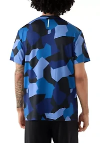 Men's Geometric Camo Short Sleeve Performance T-Shirt