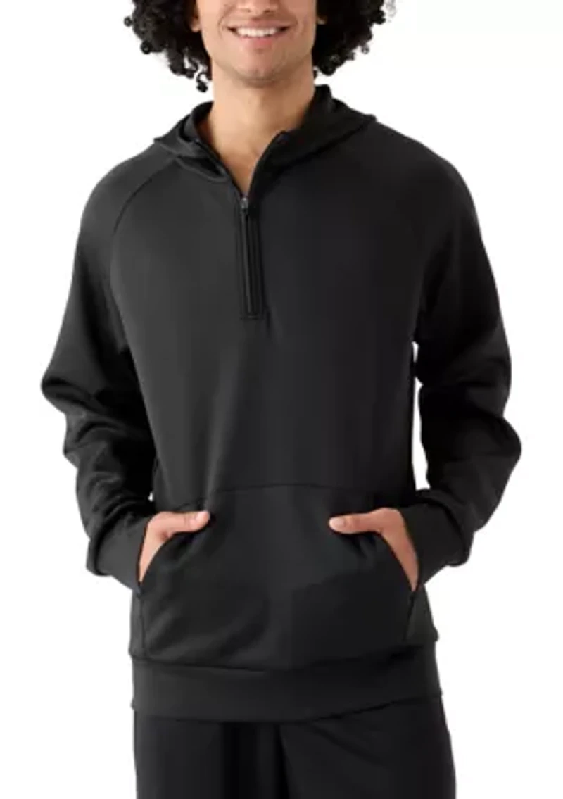 Triple Knit Quarter Zip Hoodie
