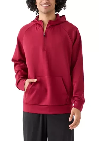 Triple Knit Quarter Zip Hoodie