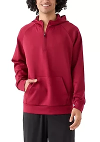 Triple Knit Quarter Zip Hoodie