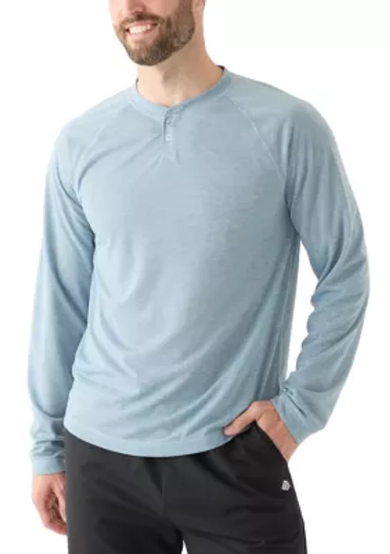 Textured Henley T-Shirt