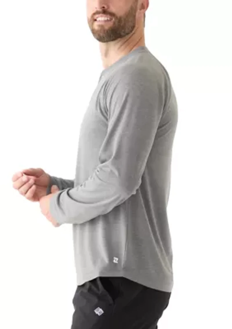 Textured Henley T-Shirt