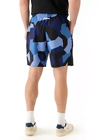 Geometric Camo Ventilation Shorts