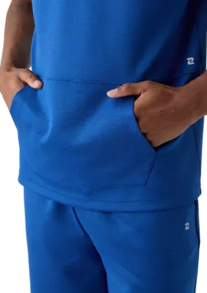Armored Mesh Short Sleeve Hoodie