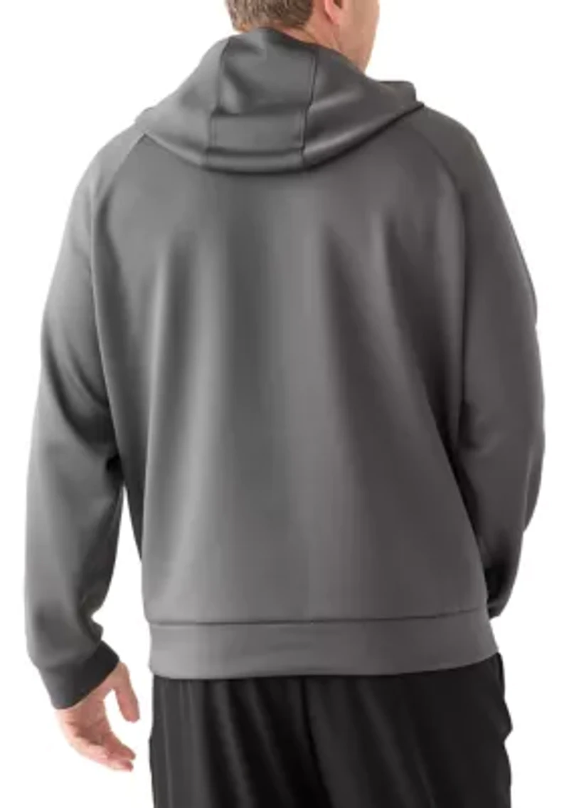 Big & Tall Triple Knit Quarter Zip Hoodie