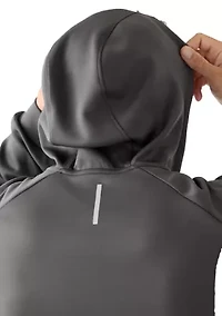 Big & Tall Triple Knit Quarter Zip Hoodie