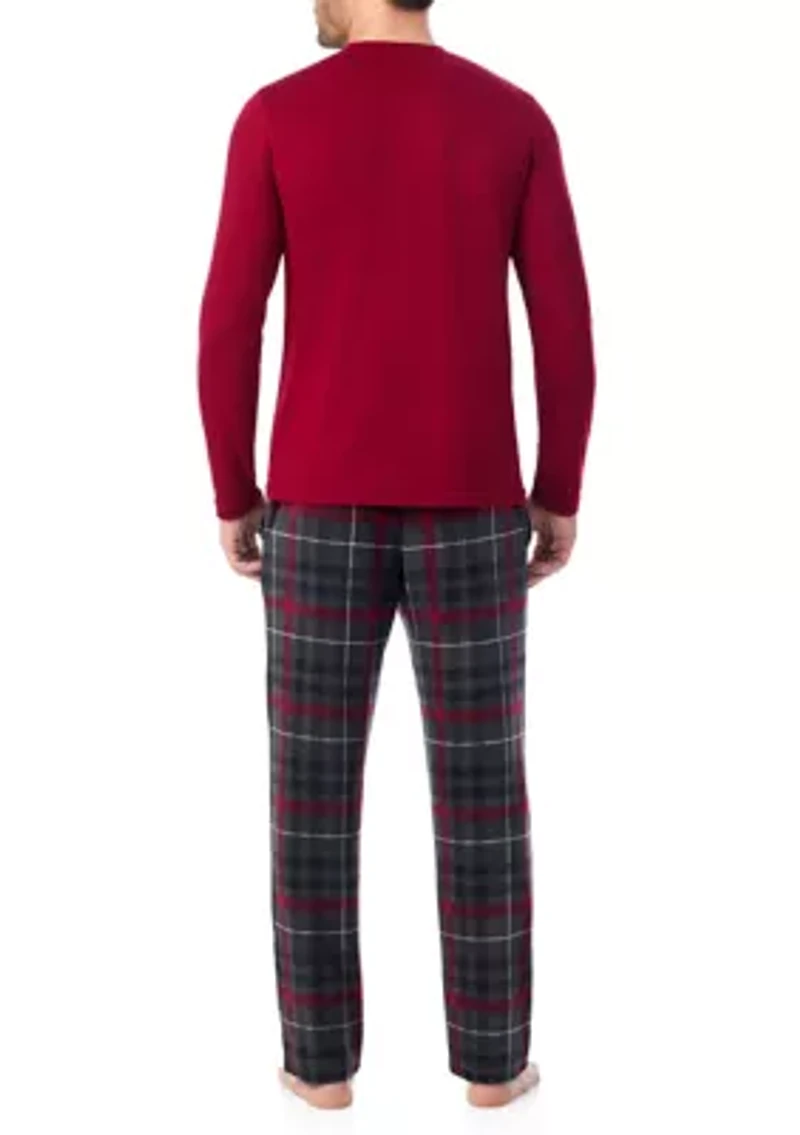 Cabin Fleece PJ Set