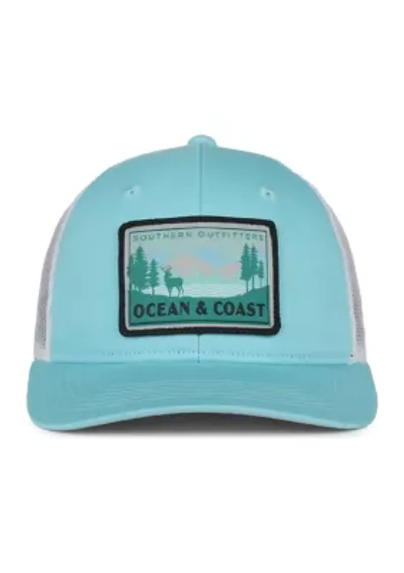 Lake Scene Snapback Hat