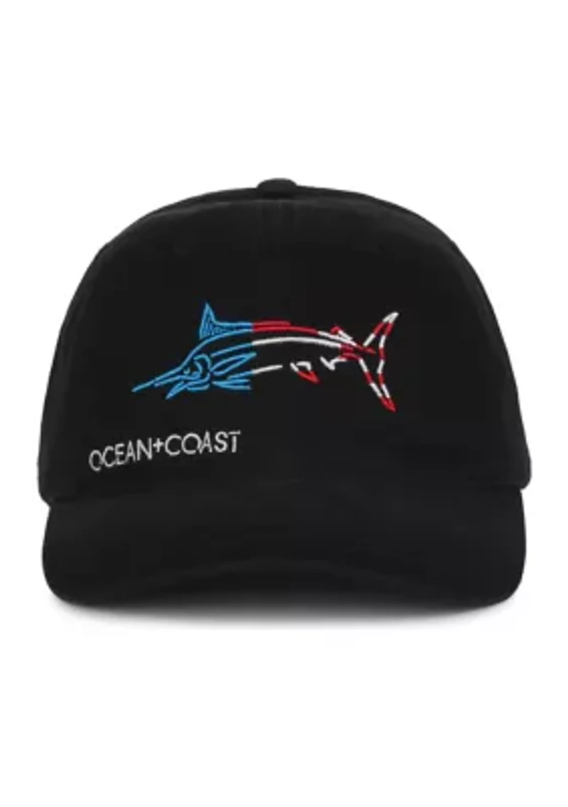 Jumping Marlin Strap Back Hat