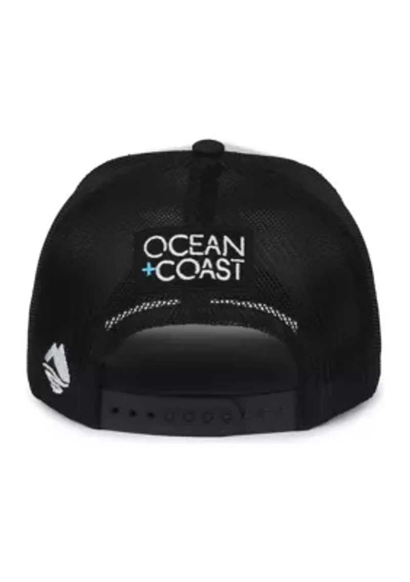 Full Fish Print Snapback Hat