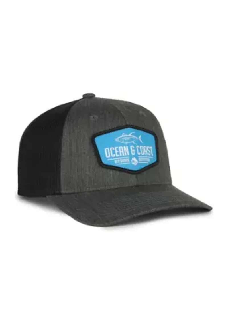 Fish Badge Snapback Hat