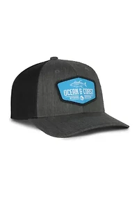 Fish Badge Snapback Hat