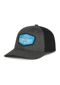 Fish Badge Snapback Hat