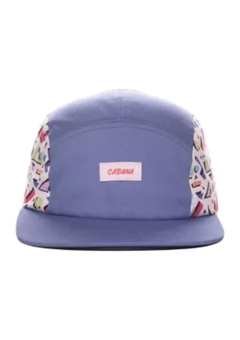 Retro Print 5 Panel Hat