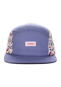 Retro Print 5 Panel Hat 