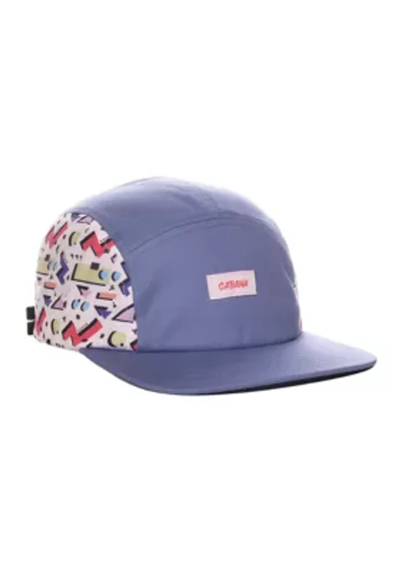 Retro Print 5 Panel Hat 