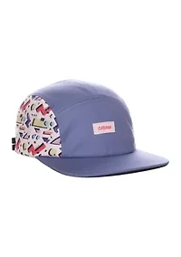 Retro Print 5 Panel Hat 