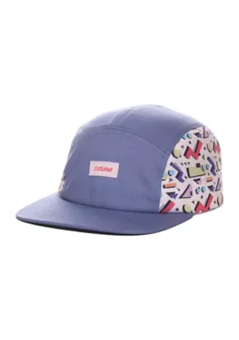 Retro Print 5 Panel Hat 