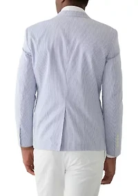 Men's Seersucker Stripe Sport Coat
