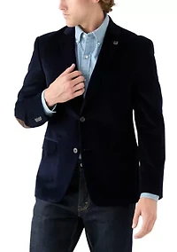 Men's Corduroy and Suede Sport Coat