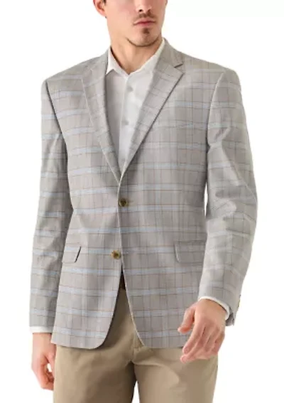 Men's Plaid Blazer