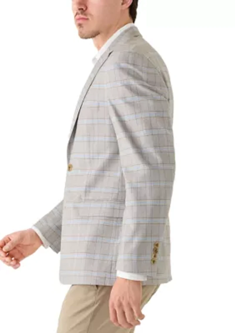Men's Plaid Blazer