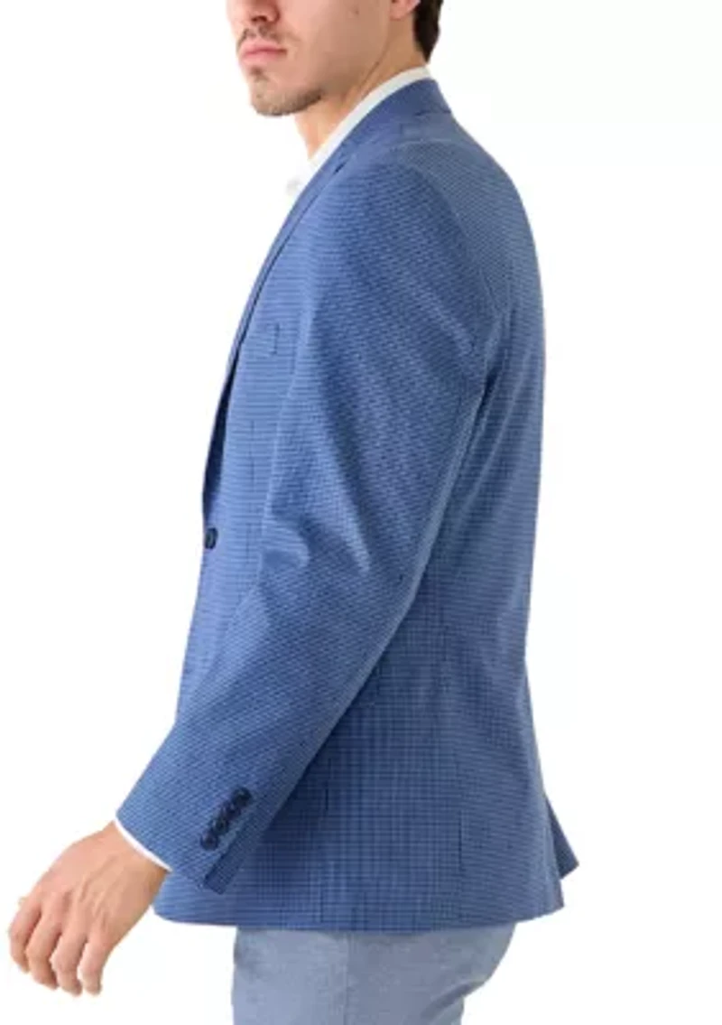 Men's Checkered Blazer