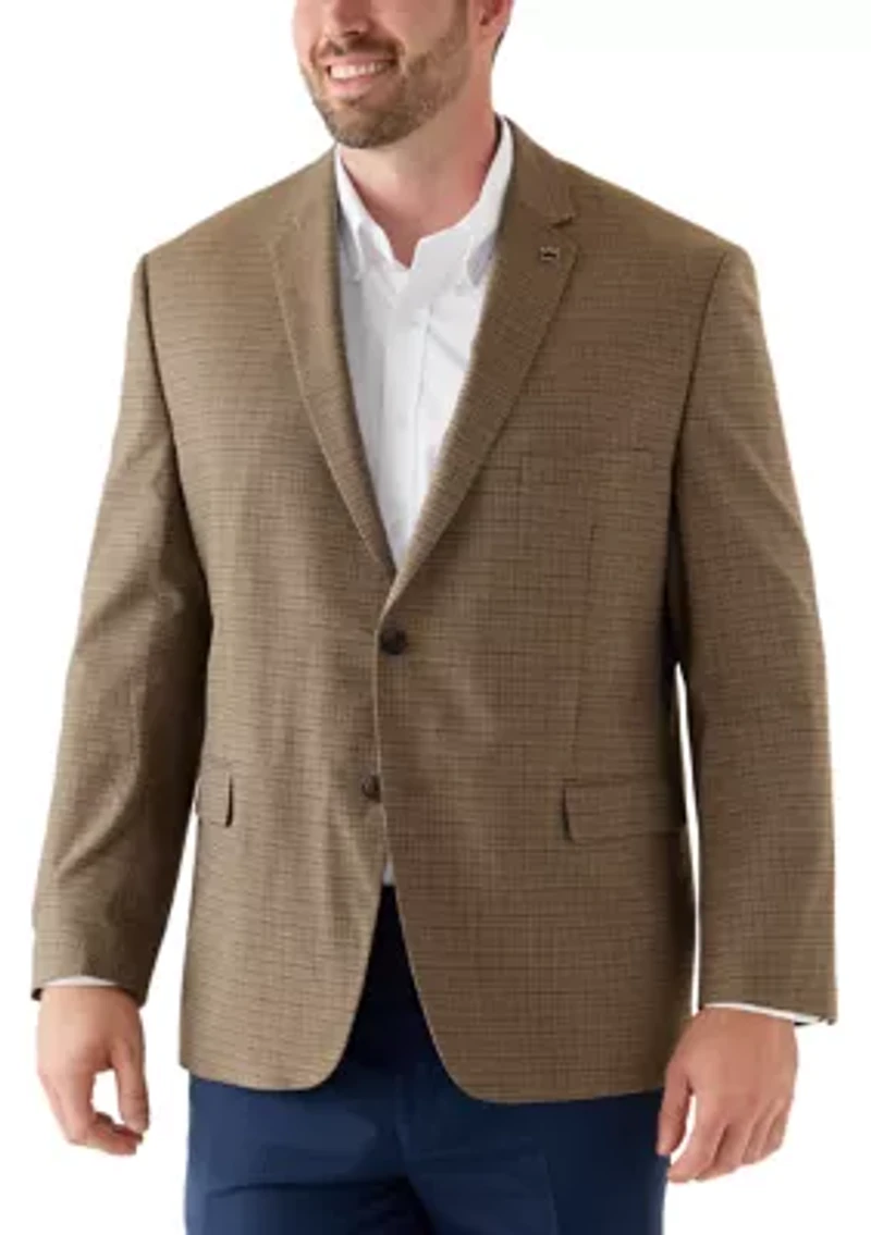 Men's Houndstooth Check Sport Coat
