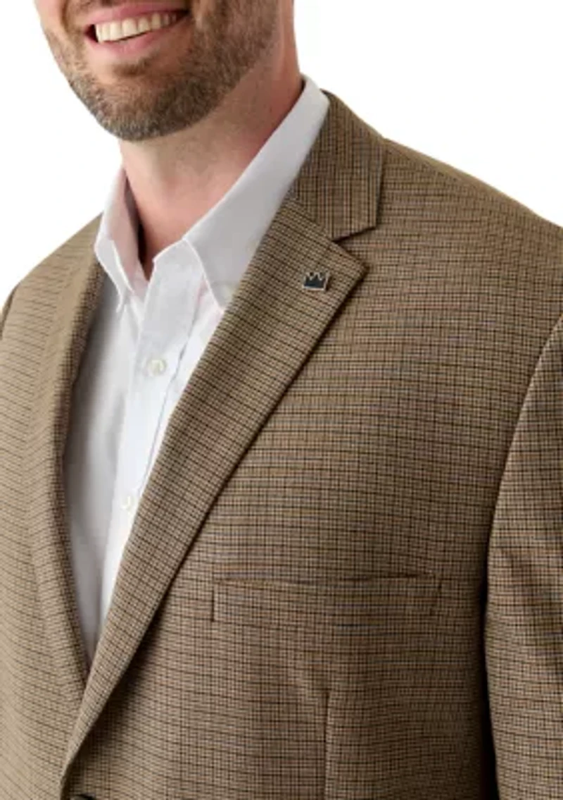 Men's Houndstooth Check Sport Coat