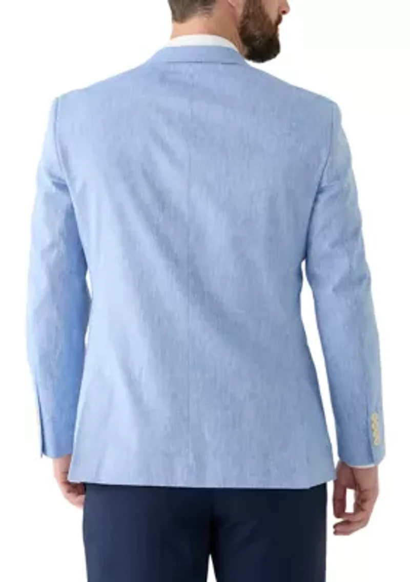 Blue Linen Sport Coat