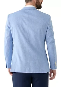 Blue Linen Sport Coat