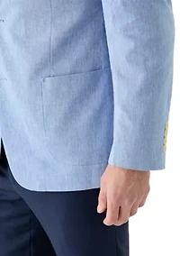 Blue Linen Sport Coat