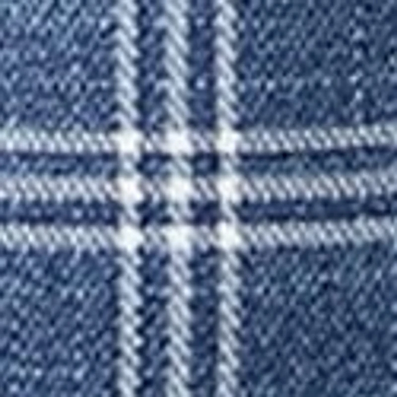 Blue Plaid Suit Jacket