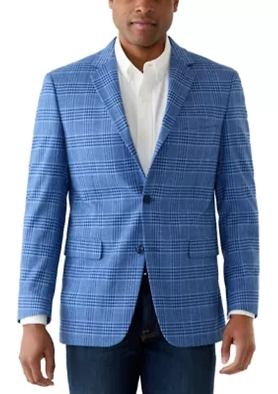 Men's Plaid Blazer